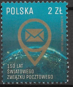 2024 Polen Mi.  **MNH  150 Jahre Weltpostverein - Bild 1 von 1