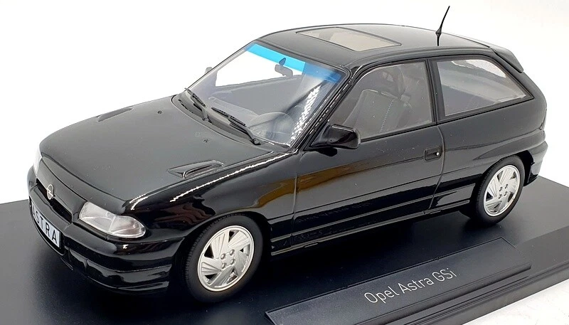 Norev 1/18 Scale Diecast 183671 - Opel Astra GSi 1992 - Metallic Black - Image 1 of 4