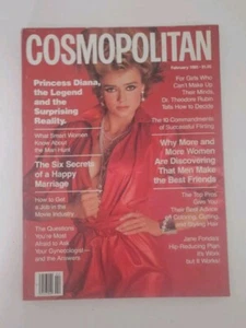 1985 Februar Cosmopolitan Magazin Vanessa Angel Cover Scavullo Lady Diana Vintage - Bild 1 von 23