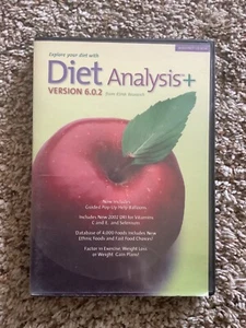 DIET ANALYSIS+ Plus, Version 6.0.2 [Windows CD-ROM] ESHA Research SOFTWARE - Foto 1 di 3
