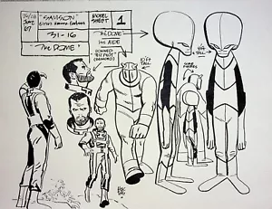 Young Samson & Goliath 1967 Animation Production ALEX TOTH Model Cel Copy - Picture 1 of 2