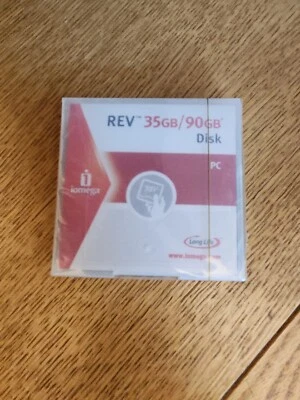 Iomega REV Disk 35GB Capacity PC Factory Sealed - Image 1 of 2