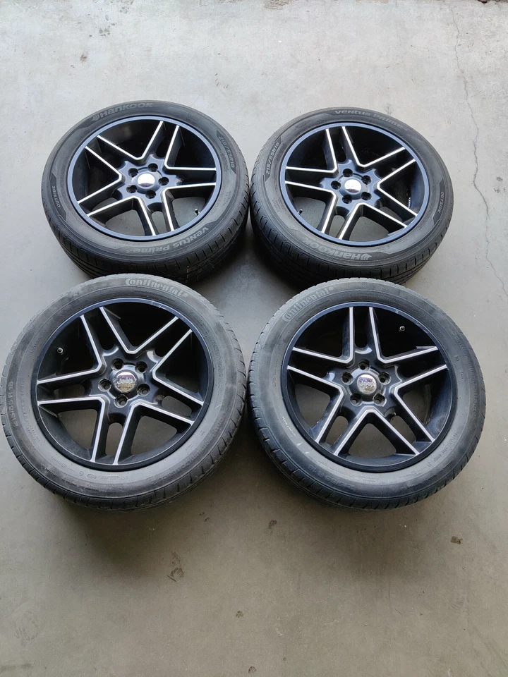 4 x Jeep 7J x 18H2 5x114 ET42 05189434AB COMPASS KOMPLETTRÄDER SOMMERREIFEN - Bild 1 von 4