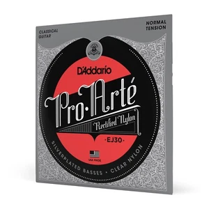 D'Addario Guitar Strings EJ30 Pro-Arte Rectified Nylon Normal Tension Silver - Picture 1 of 5