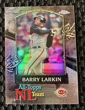 2000 Topps Chrome #AT6 Barry Larkin HOF “Refractor”