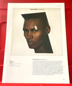 Grace Jones Living My Life Album Cover Art PICTURE / PRINT 12" x 9" - Picture 1 of 3