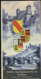 Mapa de carreteras Shell nº 16: Francos (años 30 aprox) - Imagen 1 de 2