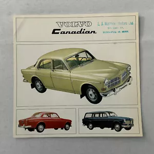Volvo Canadian Series Car Sales Brochure Catalog Coupe Sedan Station Wagon - Picture 1 of 4