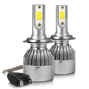 Coppia Di Lampade Led Per Auto E Moto C6 H4 6000K Fari Luce Bianca Lampadine - Foto 1 di 6