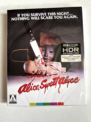 Alice Sweet Alice 4K Ultra HD Blu-Ray Arrow Limited Edition Slipcover New Sealed - Image 1 of 2