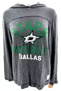 NEW Dallas Stars Hockey NHL The Original Retro Brand Gray Sweatshirt Womens L - Picture 1 of 9