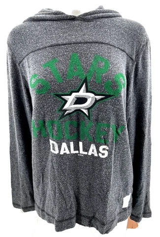 NEW Dallas Stars Hockey NHL The Original Retro Brand Gray Sweatshirt Womens L Cover