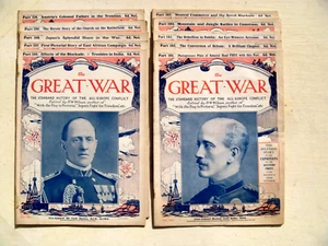 10 x issues parts 101-110 of The Great War Magazine - July - September 1916 - Picture 1 of 24