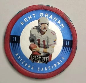 Fútbol americano coleccionable Kent Graham Chip Shot Playoff #11 Arizona Cardinals 1997 - Imagen 1 de 2