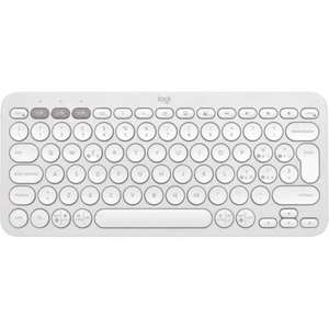 TASTIERA WIRELESS BLUETOOTH LOGITECH PEBBLE KEYS 2 K380S WHITE WINDOWS E MACOS - Foto 1 di 8