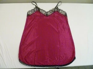 Undercover Wear Lace Trim Polyester Chemise, Plum Shimmer (91960) - Picture 1 of 6