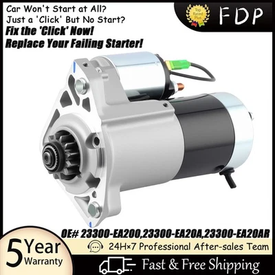 Starter For 2005-2019 Nissan Frontier Xterra Pathfinder Equator 13 Teeth 1.8KW Foto 1 de 4