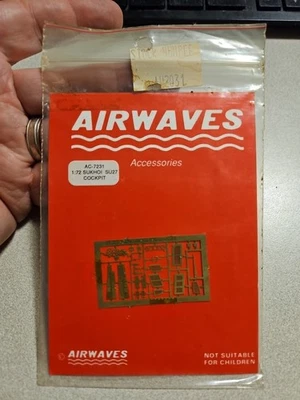 Airwaves 1/72 Suchoi Su 27 Cockpit Detail Set AC-7231 - Bild 1 von 3