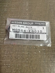 NEW OEM NISSAN INFINITI NO CHIP KEY-BLANK MASTER H0564-EG010 Q50 QX80 ALTIMA - Picture 1 of 2