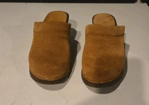 Sam & Libby braune Wildleder Clogs, Pantoletten, Größe 6, Made in Italy  - Bild 1 von 19
