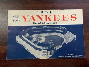 1959 New York Yankees Official Program/Scorecard - Picture 1 of 3