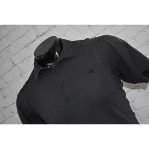 Polo de golf Arc'teryx para hombre talla mediana rendimiento mezcla de poliéster negro - Imagen 1 de 9