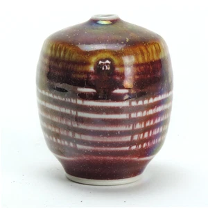 Tom Turner studio pottery porcelain 3" cabinet vase midcentury modern ceramics - Picture 1 of 5
