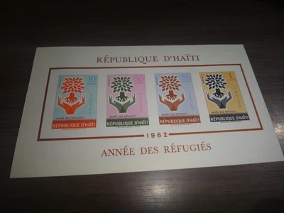 haiti imp.   souvenir sheet dated 1962 mint hinged - Image 1 of 2