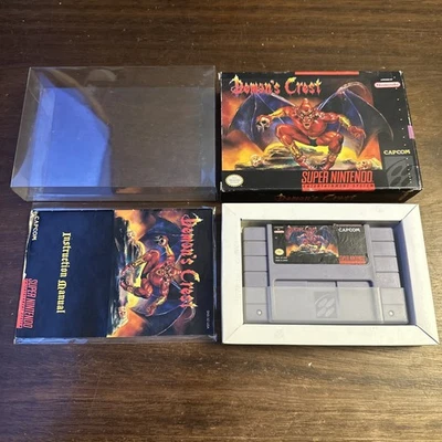 Demon's Crest (Super Nintendo SNES, 1994) Complete CIB - Tested - Authentic - Image 1 of 4