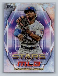 Francisco Lindor 2023 Topps #SMLBC-28 Stars of MLB Chrome New York Mets - Picture 1 of 2