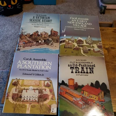 LOT Of Cut & Assemble H-O Scale Buildings Sets Dover Publications 4 - Image 1 of 4