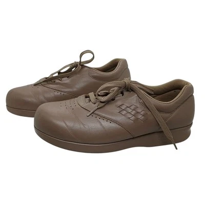 Zapatos para caminar SAS para mujer talla 8WW beige cuero trípad cómodos zapatillas con cordones Foto 1 de 4