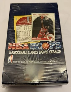 NBA HOOPS 1990-91 CAJA SELLADA DE FÁBRICA - Michael Jordan en la parte delantera - Imagen 1 de 11