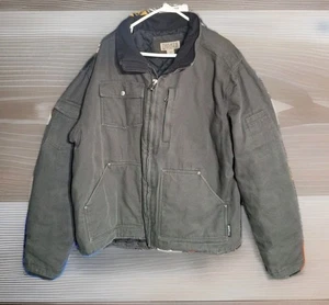 Duluth Trading Co Jacket Men’s M Green 2XL Superior Fire Hose Coat Thinsulate-K4 - Picture 1 of 5