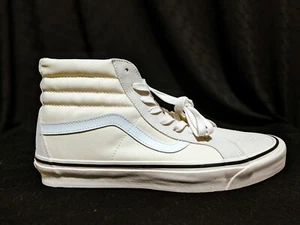 VANS Hi-Top Style 38, Bone, Cream, White, Mens Size  13 -- Old Skool Half Cab - Picture 1 of 8