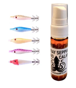 Kit 5 Mini Tataki Oppai 7Cm + Spray Pesca Calamari Calamaro Totanare - Foto 1 di 4