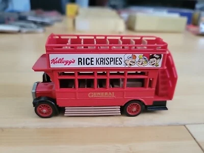 MATCHBOX MODELS OF YESTERYEAR - 1922 AEC OMNIBUS - Y23 Kelloggs Rice Krispies - Image 1 of 4