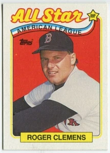 1989 Topps #405 Roger Clemens Boston Red Sox All-Star - Picture 1 of 2