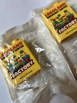 Two Lego Land Discovery Center Factory Duplo Brick 2015, NEW Damaged Polybag - Image 1 of 4