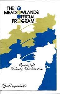 Meadowlands Official Racetrackl Program-Opening Night-September 1, 1976 - Picture 1 of 2