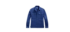 Sobrecamisa Polo Ralph Lauren Para Hombre Azul Marino Fnsws-LS-sport 17/1 Pd Lino £380 Au - Imagen 1 de 8