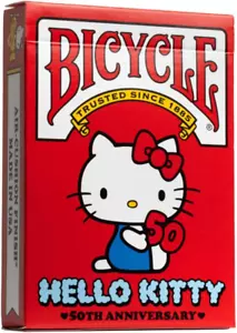 Bicycle Hello Kitty Playing Cards, Limited Edition Hello Kitty 50Th Anniversary - Picture 1 of 11