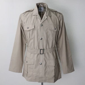 New French Foreign Legion army beige khaki long sleeved shirt cream safari belt - Picture 1 of 5