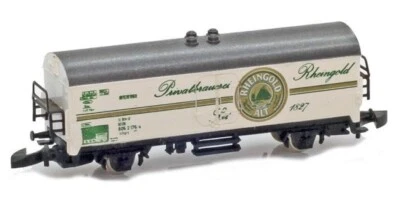 Z Scale Marklin Mini-Club 8600 Privatbrauerei Rheingold Alt Beer Reefer Car DB - Image 1 of 4