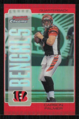 2005 Bowman Chrome Red Refractors #75 Carson Palmer - Image 1 of 2