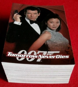 JAMES BOND - Tomorrow Never Dies - Complete VINTAGE Base Set - 90 Cards - 1997 - Picture 1 of 12