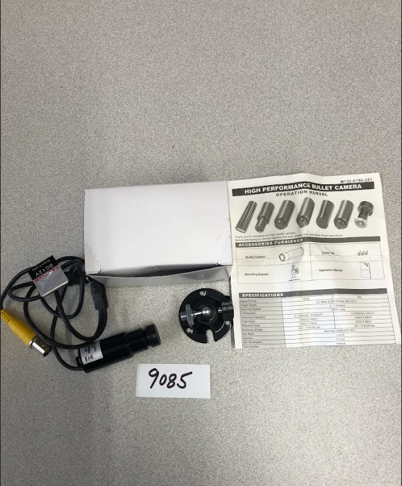 High Performance CCTV Mini Bullet DSP Color CCD Camera W/Mount - Image 1 of 1