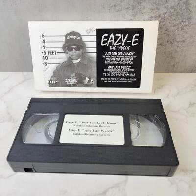 Eazy-E Just Tah Let U Know, Any Last Werdz VHS - Image 1 of 4