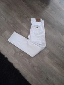 ARMANI  JUNIOR LIGHT GREY (SILVER GREY) STRAIGHT LEG JEANS Age 13A..160cm……….VGC - Picture 1 of 13