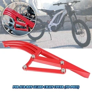 Motorcycle RED Chain Guard Cover For SUR-RON Light Bee X S For Segway X160 260 - Picture 1 of 6